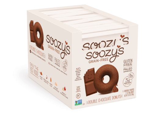 box of soozy snacks 