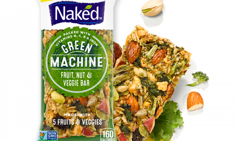 Fruit & nut bar made with 5 fruits & veggies, by Naked