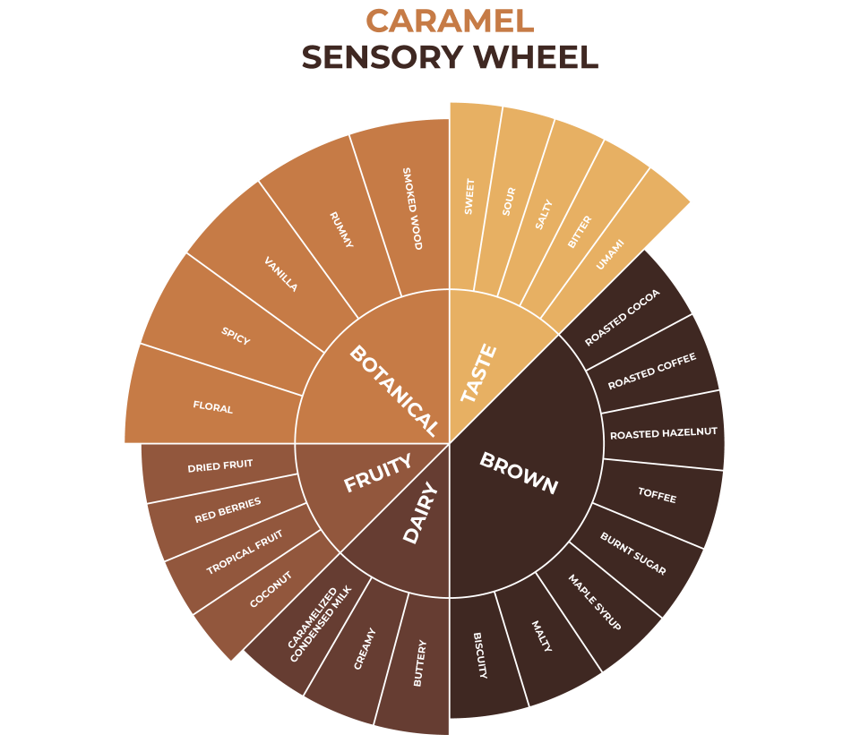 Caramel Sensory Wheel