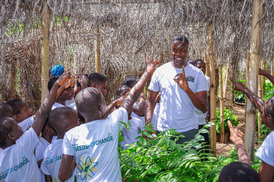 Seeds for Change nursery visit Cote Ivoire 2023