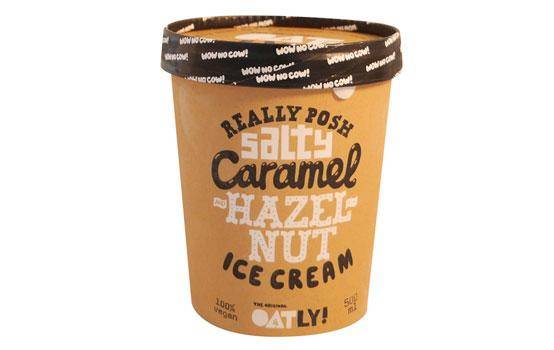 Oatly vegan hazelnut ice cream