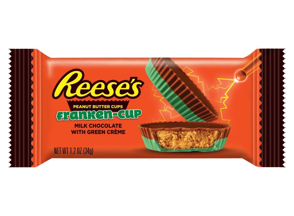 Reese's Peanut Butter cup packaging - halloween franked version 