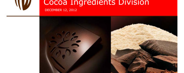 Acquisition of Petra Foods' Cocoa Ingredients Division