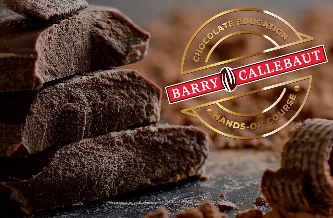 chocolate bar with stamp logo