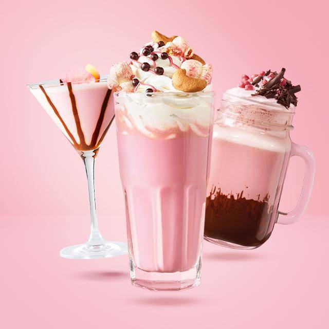 Van Houten Enjoy these Ruby Chocolate Drink Recipes
