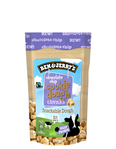 Ben & Jerry’s Chocolate Chip Cookie Dough chunks