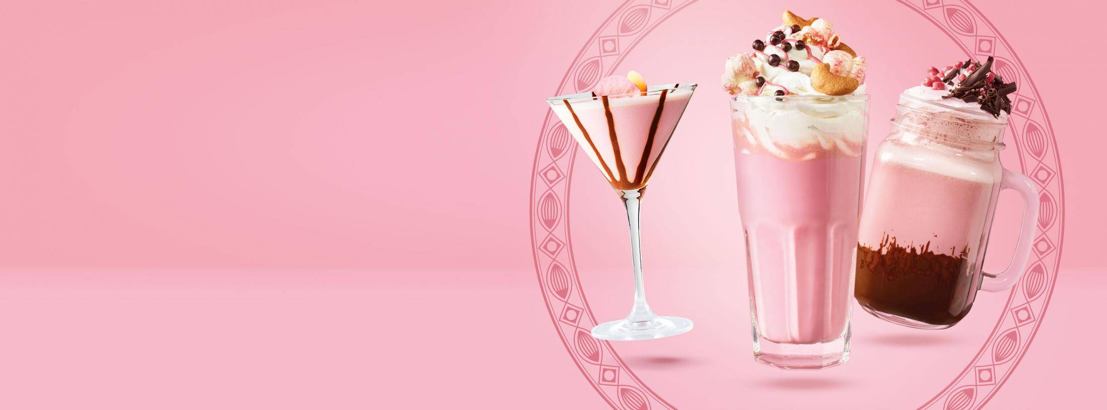 Van Houten Enjoy these Ruby Chocolate Drink Recipes