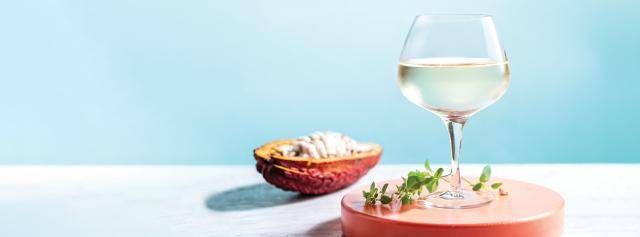 Cacaofruit and wine