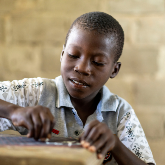Child writing