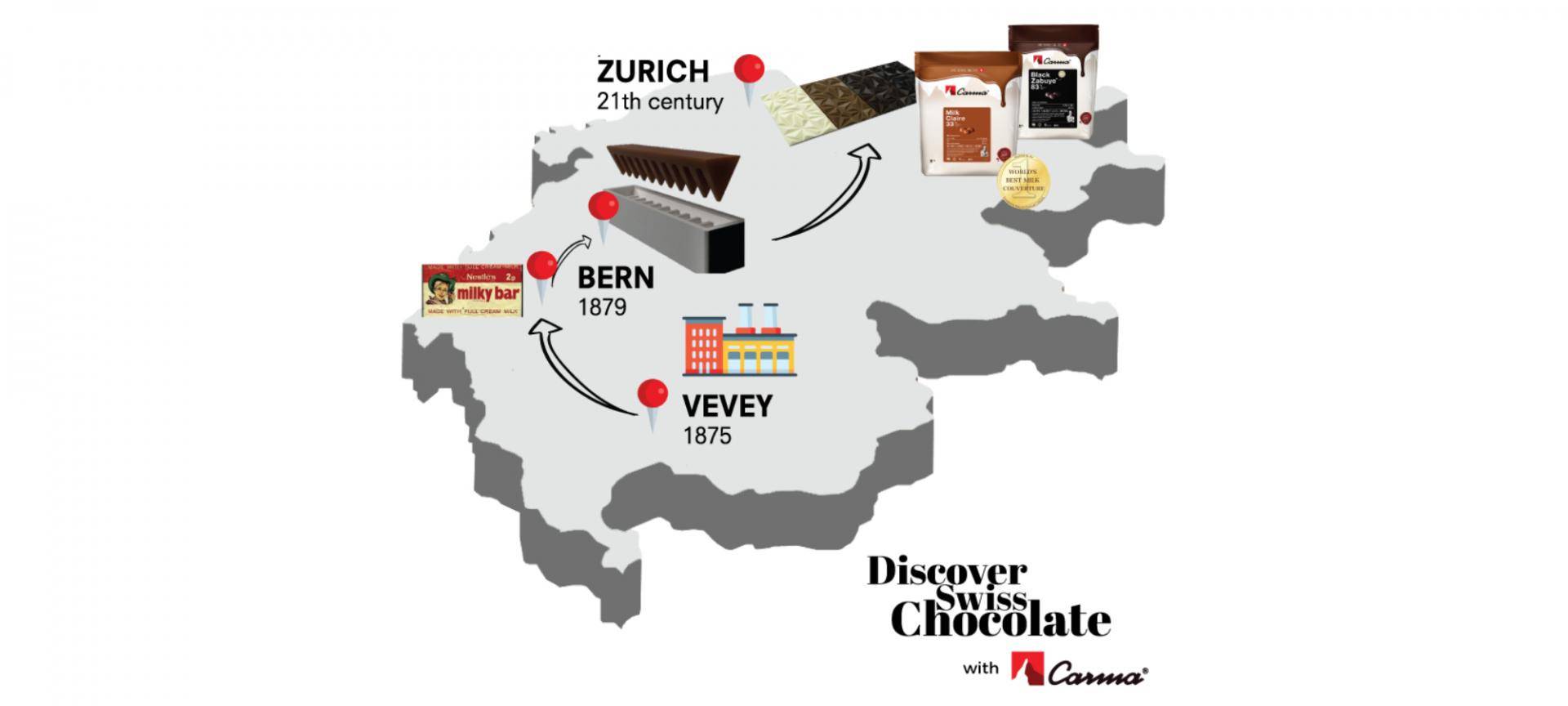 chocolate history graphic