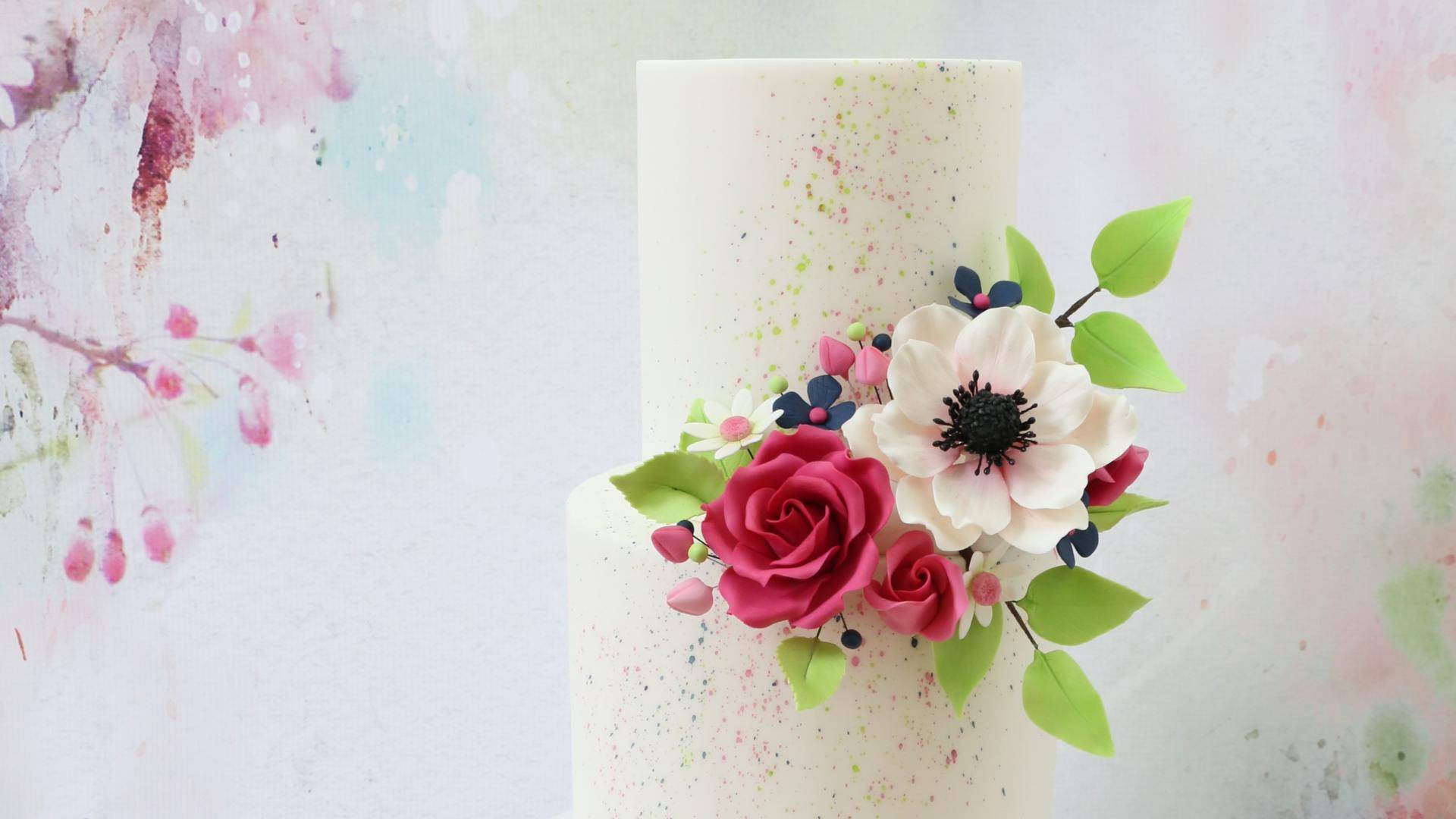 Massa Ticino Sugarpaste Cake Flowers