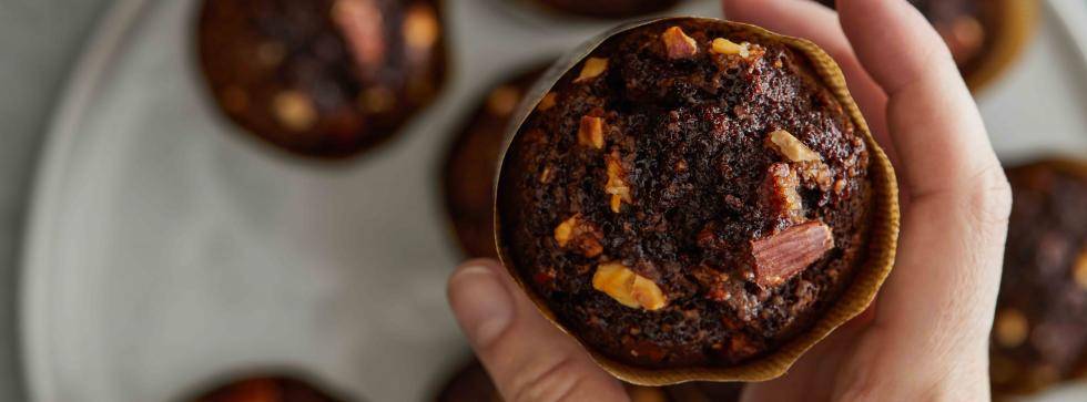 almond chocolate muffins