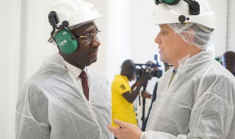 Factory tour Barry Callebaut Abidjan