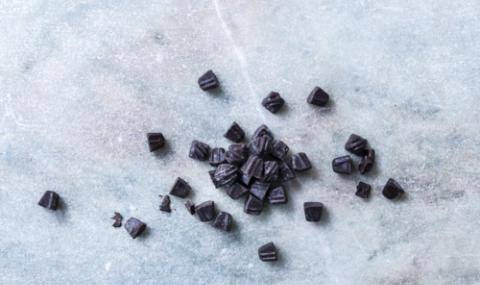 Dark fudge truffles