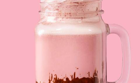 Van Houten Ruby Recipes Glazen - Ruby Forest Hot Chocolate