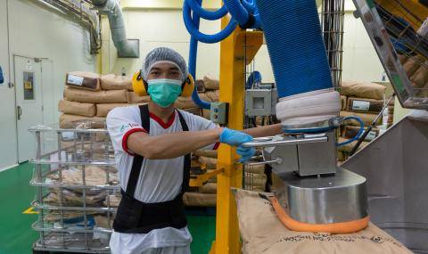 Barry Callebaut's chocolate factory in Rancaekek, Sumedang