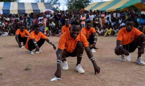Dance performance from a local dance group