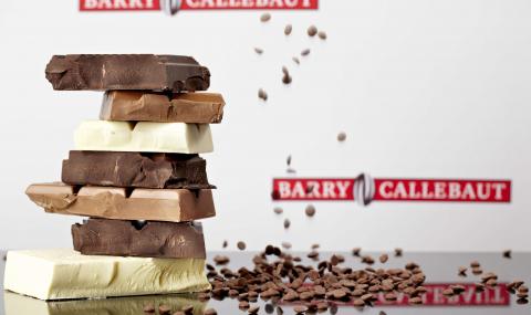 Barry Callebaut Logo with Chocolate Blocks