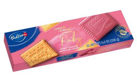 Ruby chocolate biscuits by Bahlsen (Western Europe)
