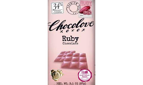 Chocolove’s Ruby Chocolate Tablet