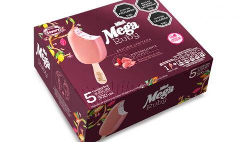 Mega Ruby ice cream sticks