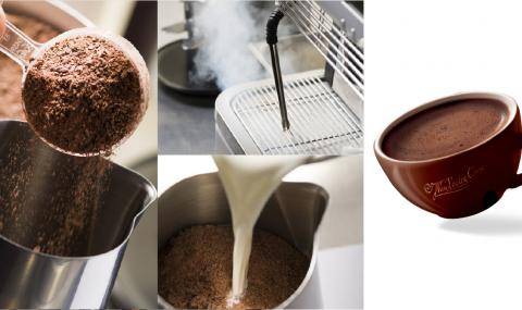 Van Houten Santo Domino - easy to prepare hot chocolate drink