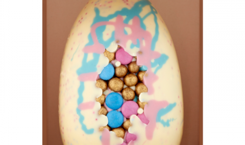 Asda Egg-Splosion White Chocolate Jazzie Easter Egg