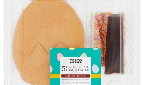 Tesco - Decorate Your Own Gingerbread Easter Egg Kit