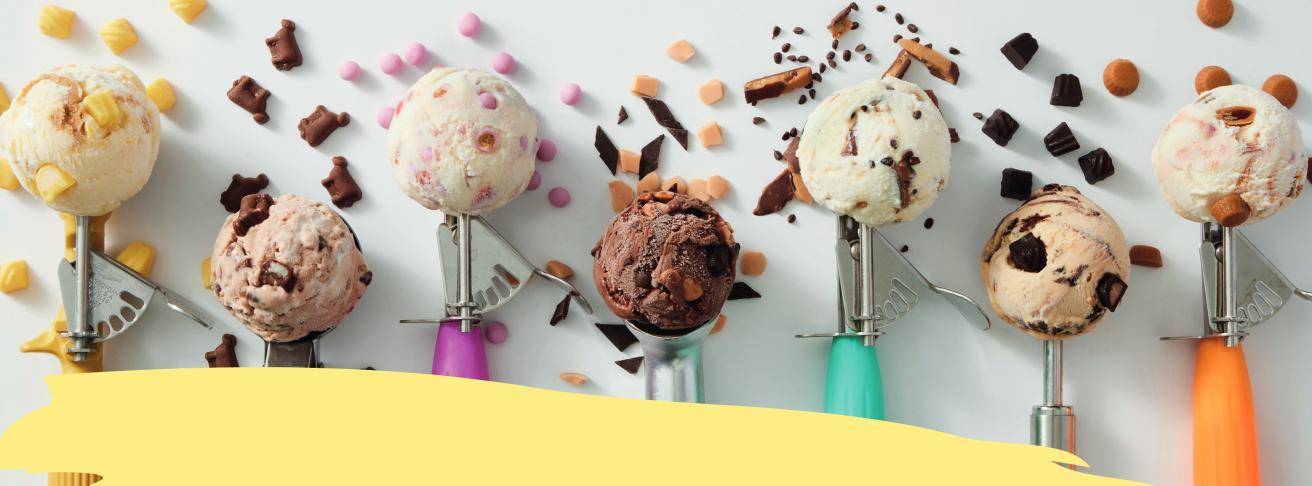 7 scoops of ice cream flavors