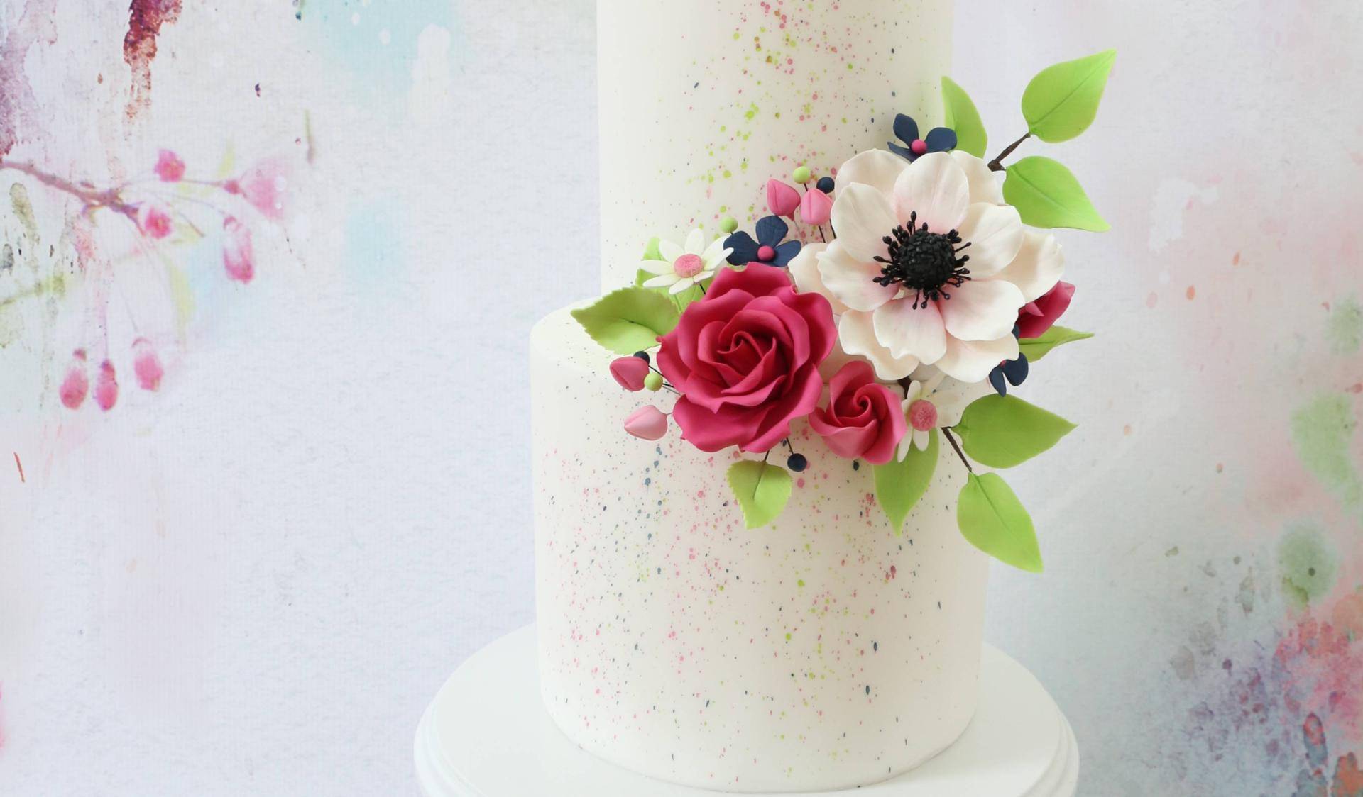 Massa Ticino sugarpaste Cake Flowers