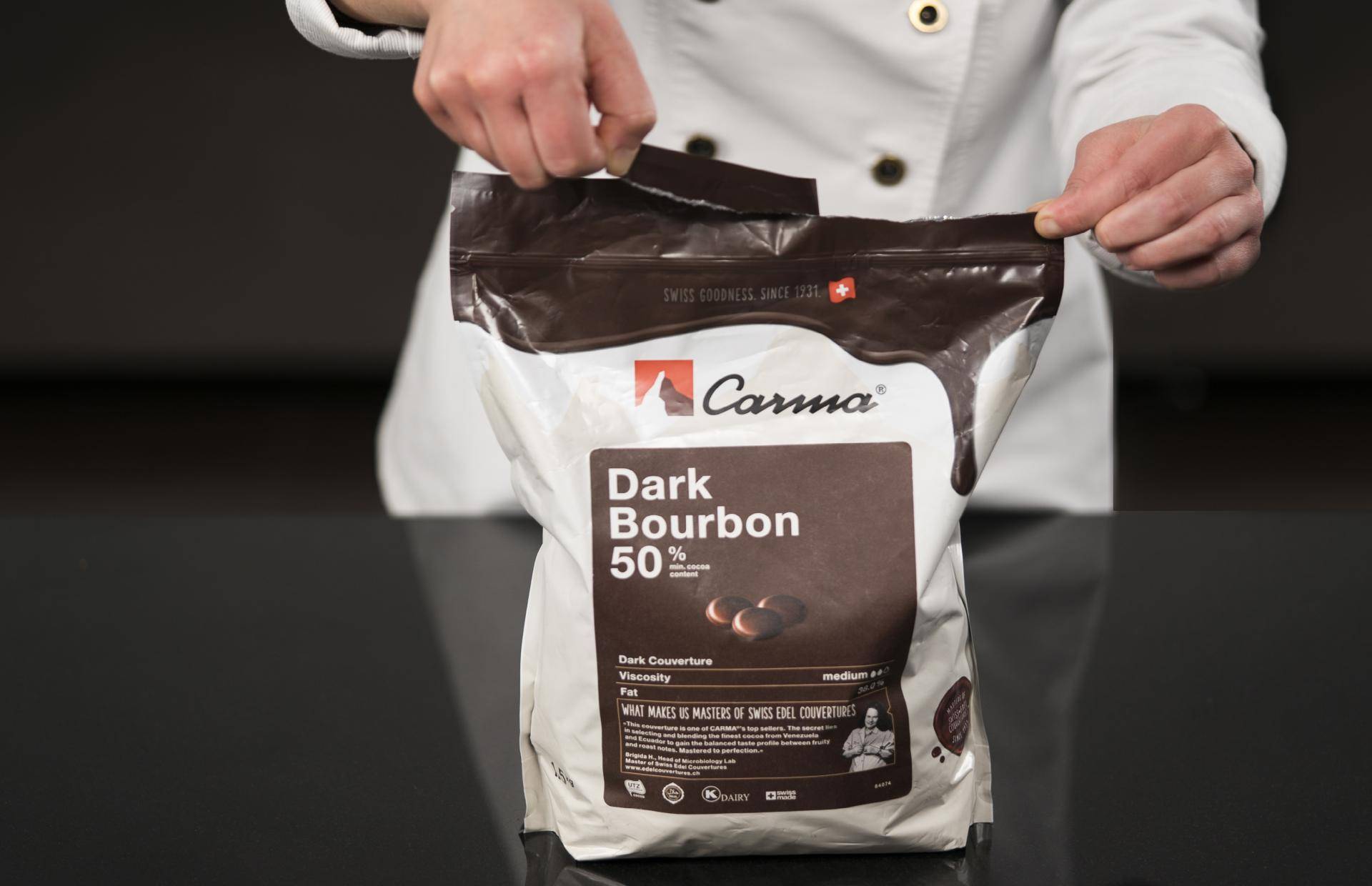 Carma Chocolate Ambassadors, dark bourbon chocolate
