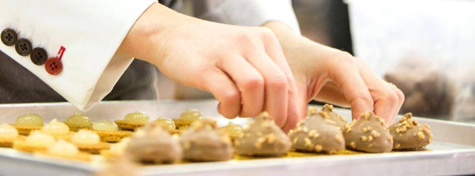 Hazelnut choux