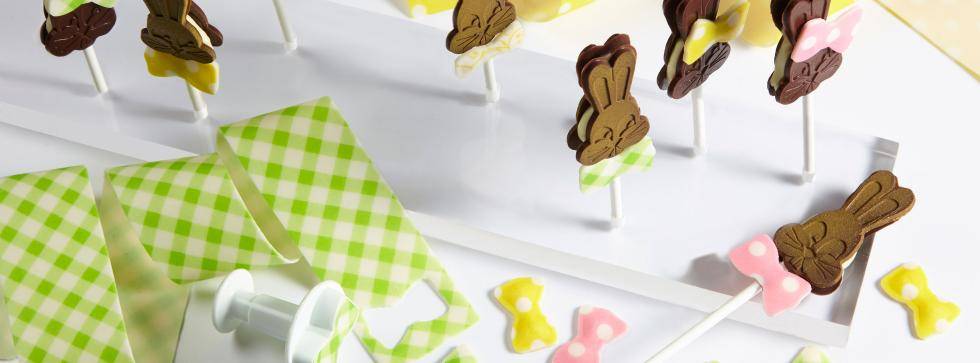 Mona Lisa Dark Chocolate Bunnies