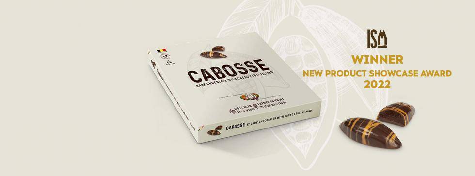 ISM Cabosse praline made with cacaofruit pulp