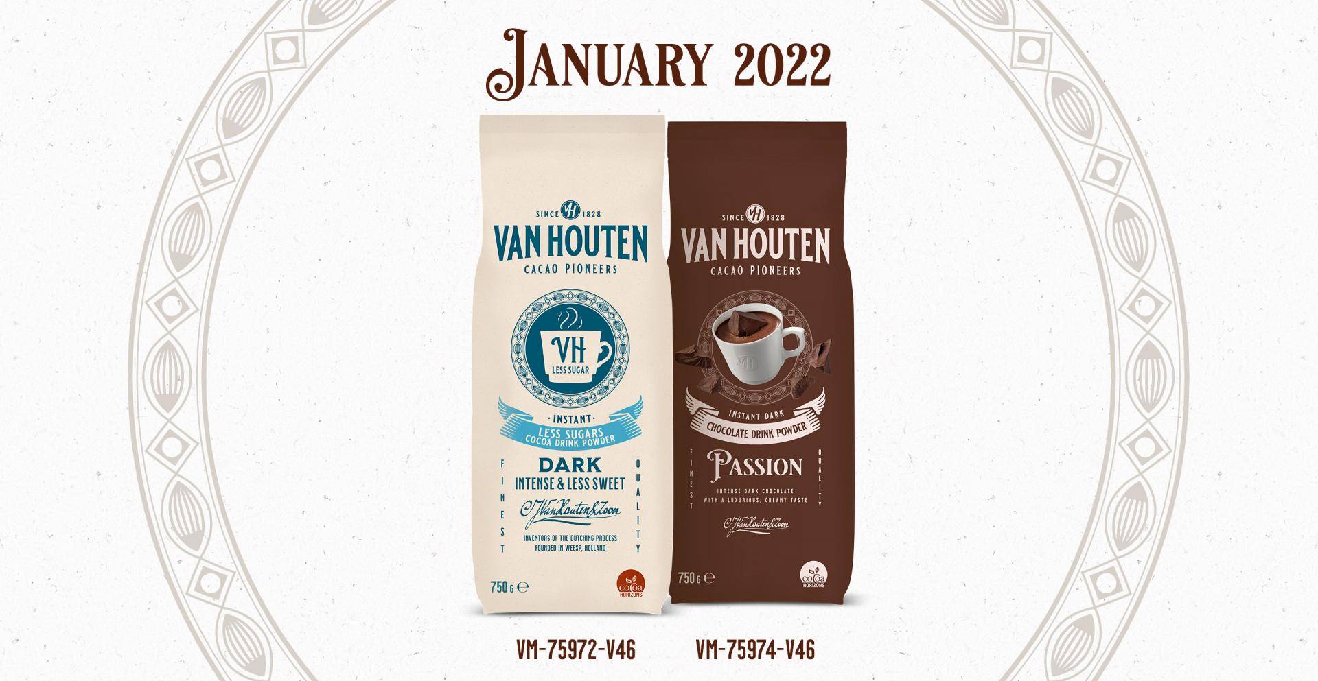 Van Houten cocoa drink powder jan
