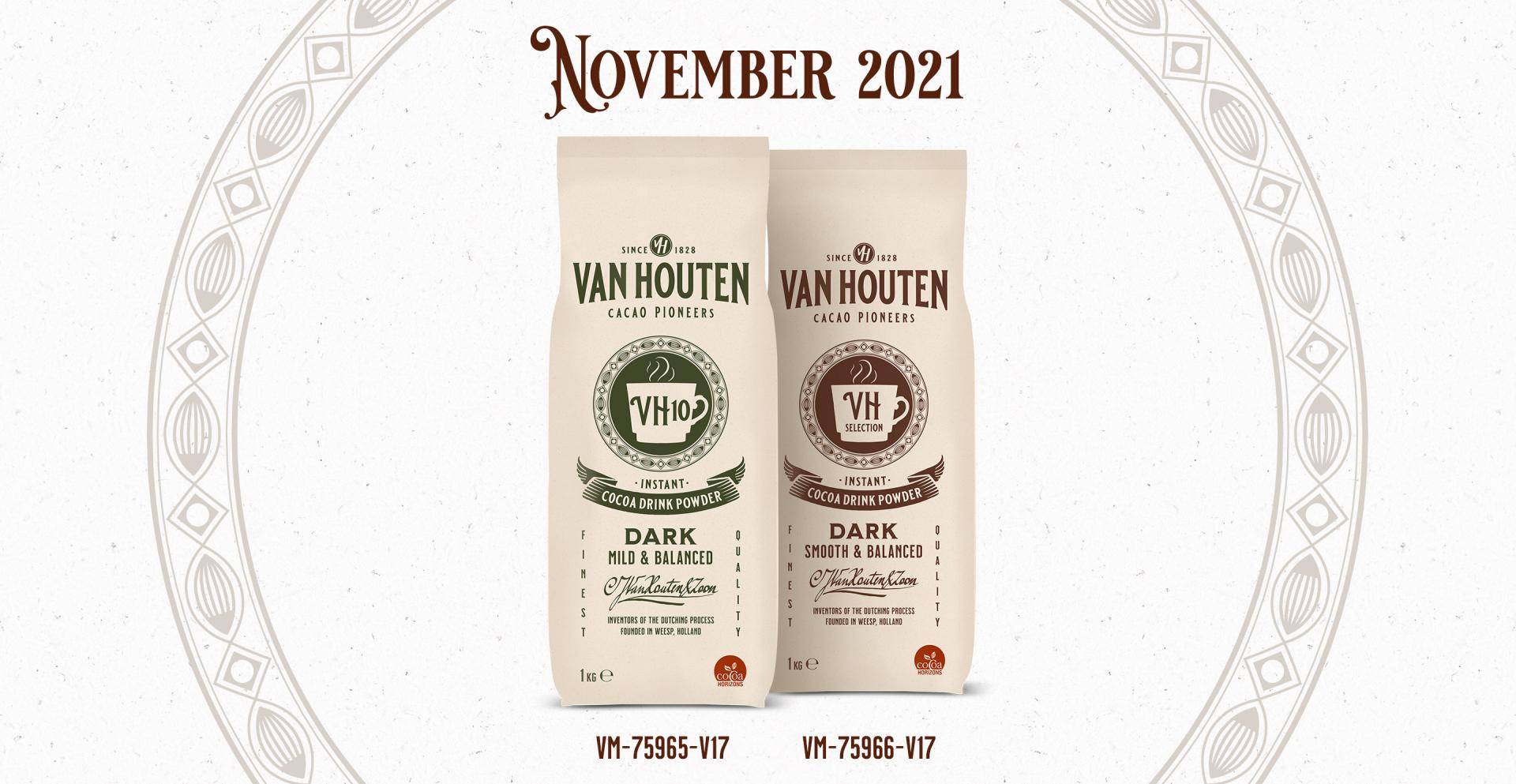 Van Houten Instant cocoa drink powder