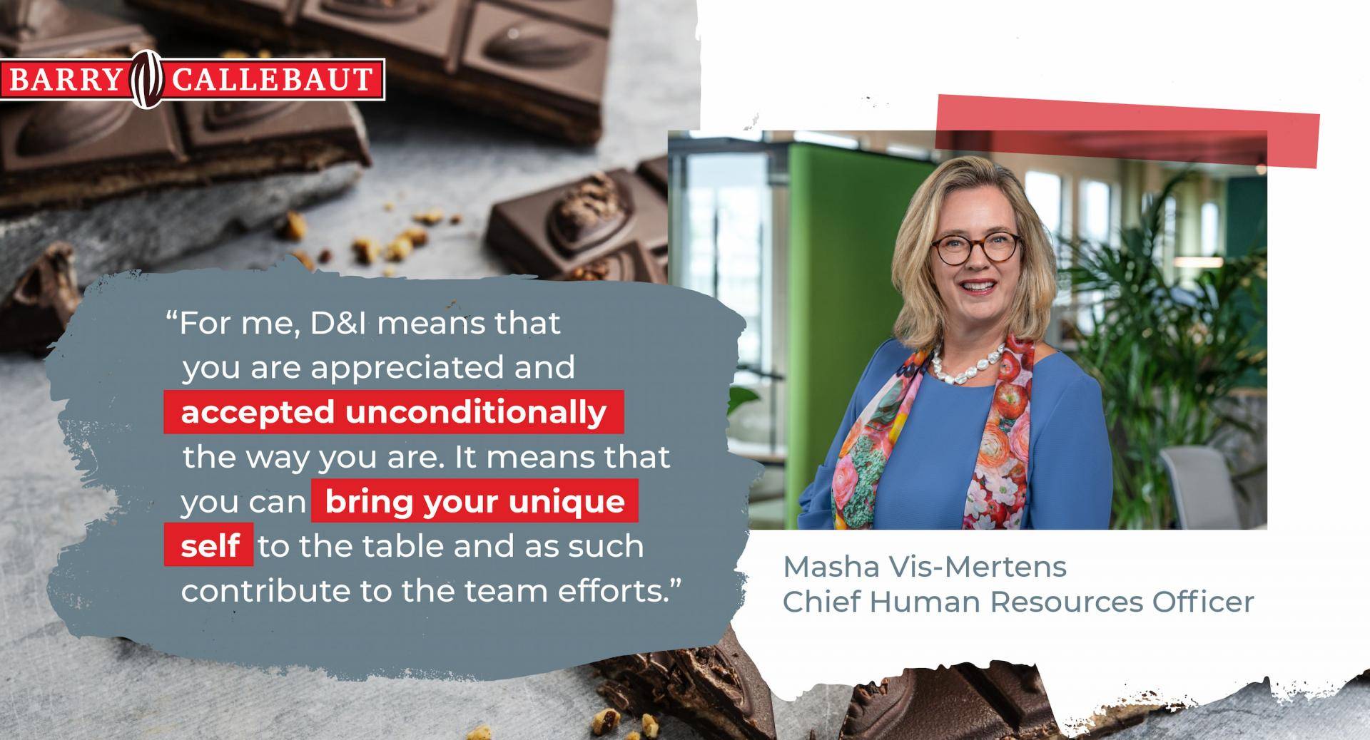 Diversity & Inclusion Masha Mertens Barry Callebaut