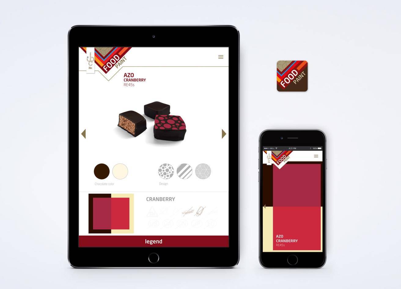 IBC Food Paint app