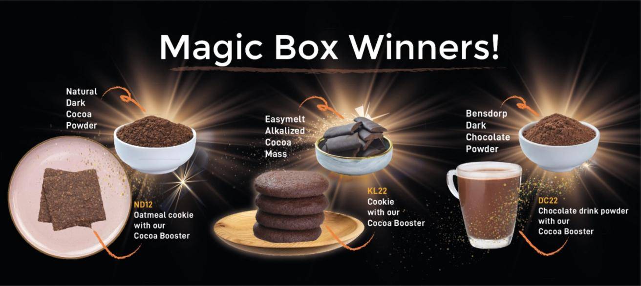 cocoa biscuits, dark cocoa powder, dark chocolate drinks