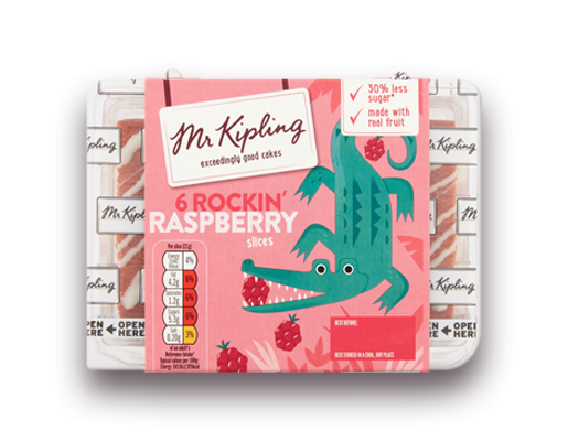 Mr Kipling Fruity slices: 30% less sugar, made with real fruit
