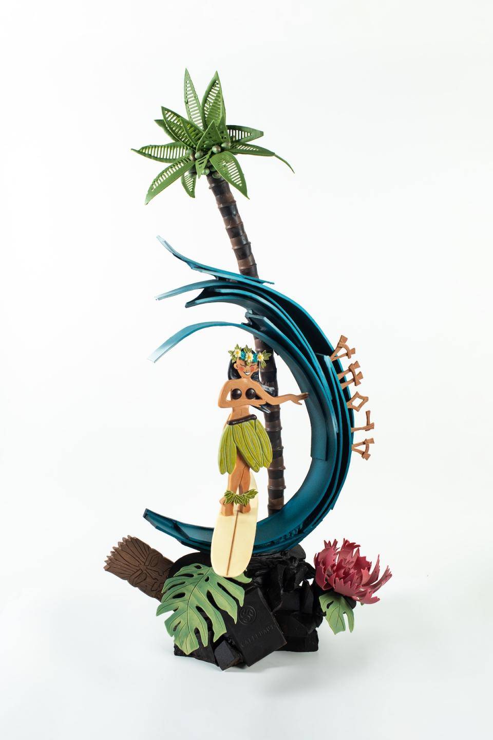 Escultura de chocolate "Pacífico"