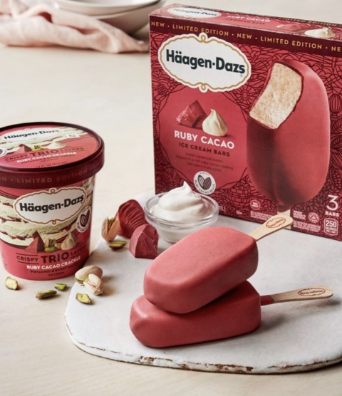 Haagen Dazs ruby cacao collection