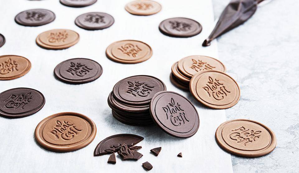 Dairy-free chocolate coins