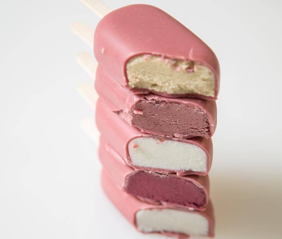 Ruby Chocolate in Ice Cream Stick