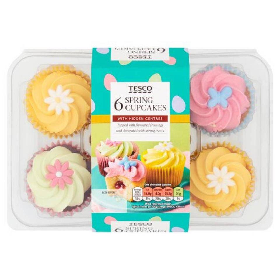 Tesco Spring Cupcakes