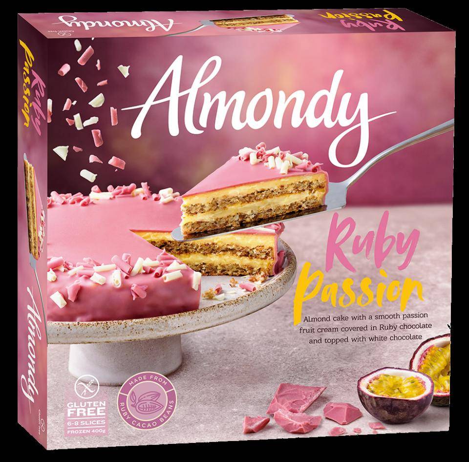 Almondy Ruby Passion Cake