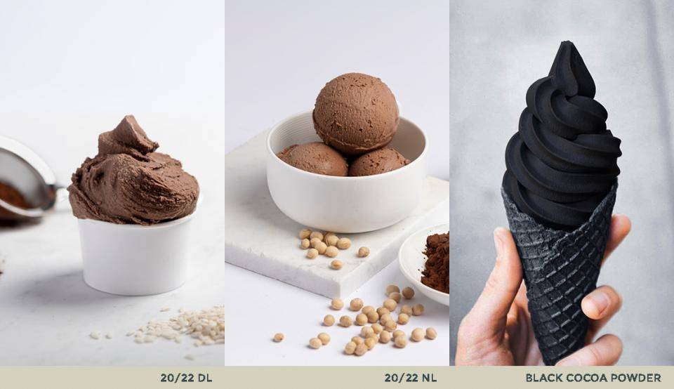 Cocoa base in different formats