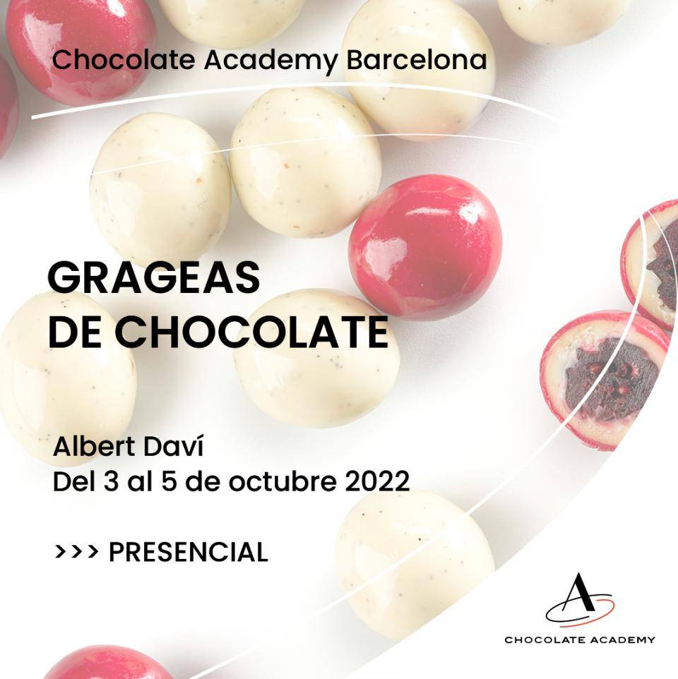 Curso pastelería Chocovic Grageas y Tabletas de Chocolate Presencial