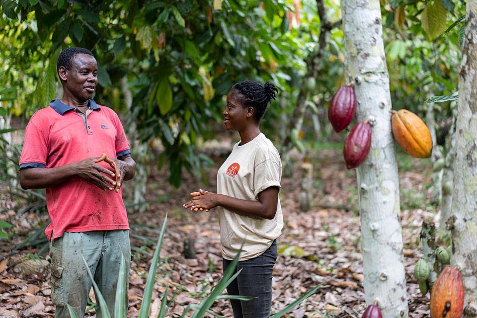 Cocoa Horizons farmer and coach