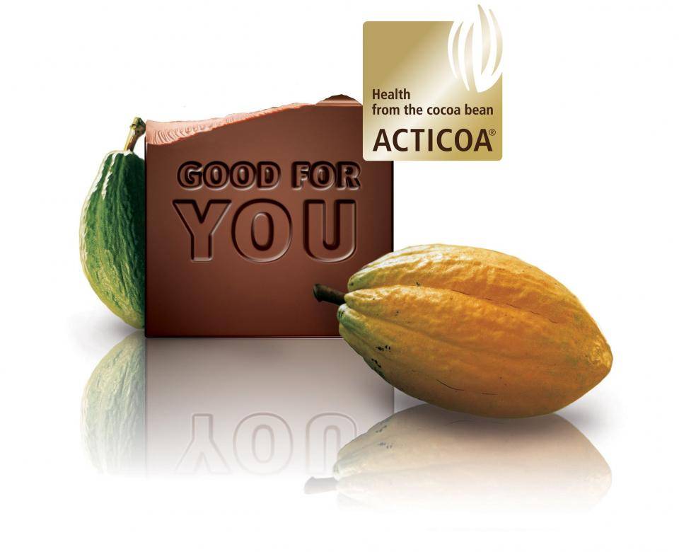Acticoa chocolate and cocoa beans